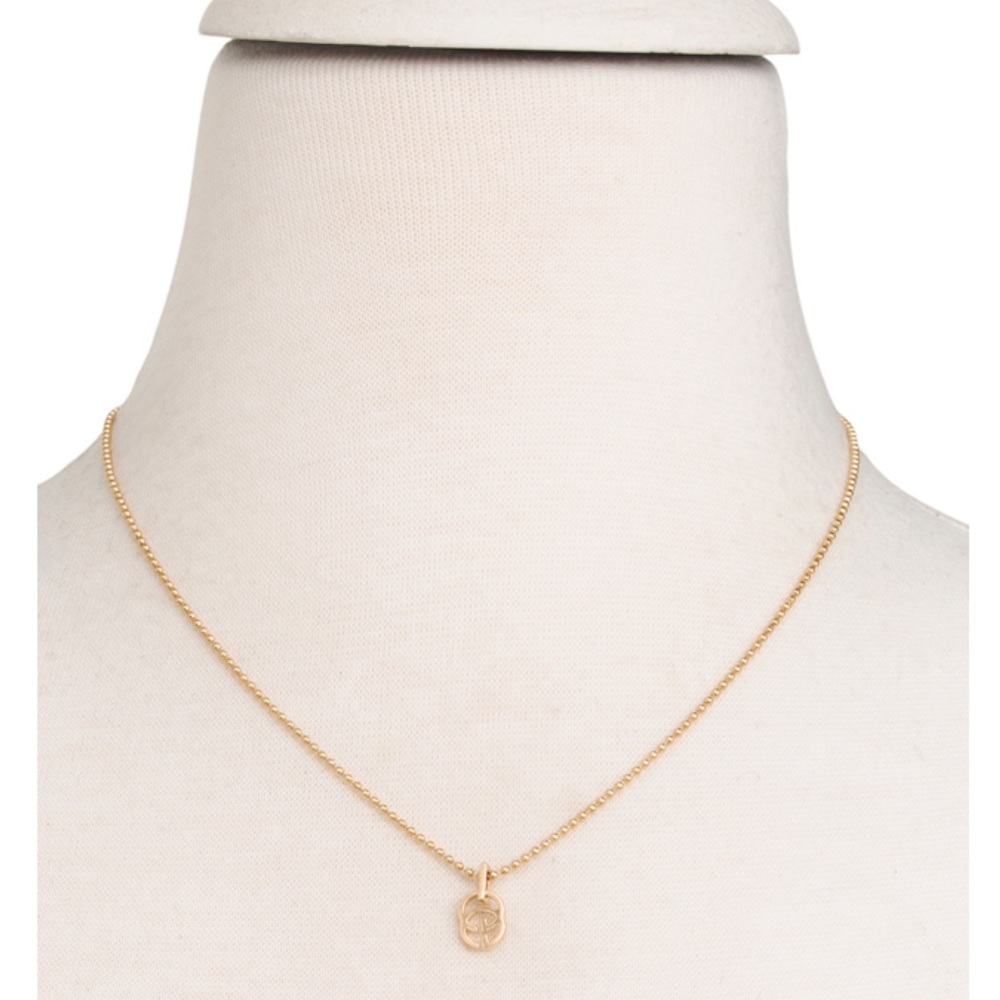Gucci 18k Rose Gold Running G Necklace NWT - Picture 5 of 6
